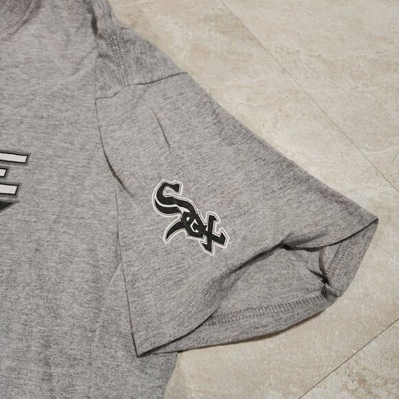 VTG 90s Y2K NIKE White Sox Mens L Large Center Swoosh Check MLB Baseball T Shirt - Picture 12 of 15